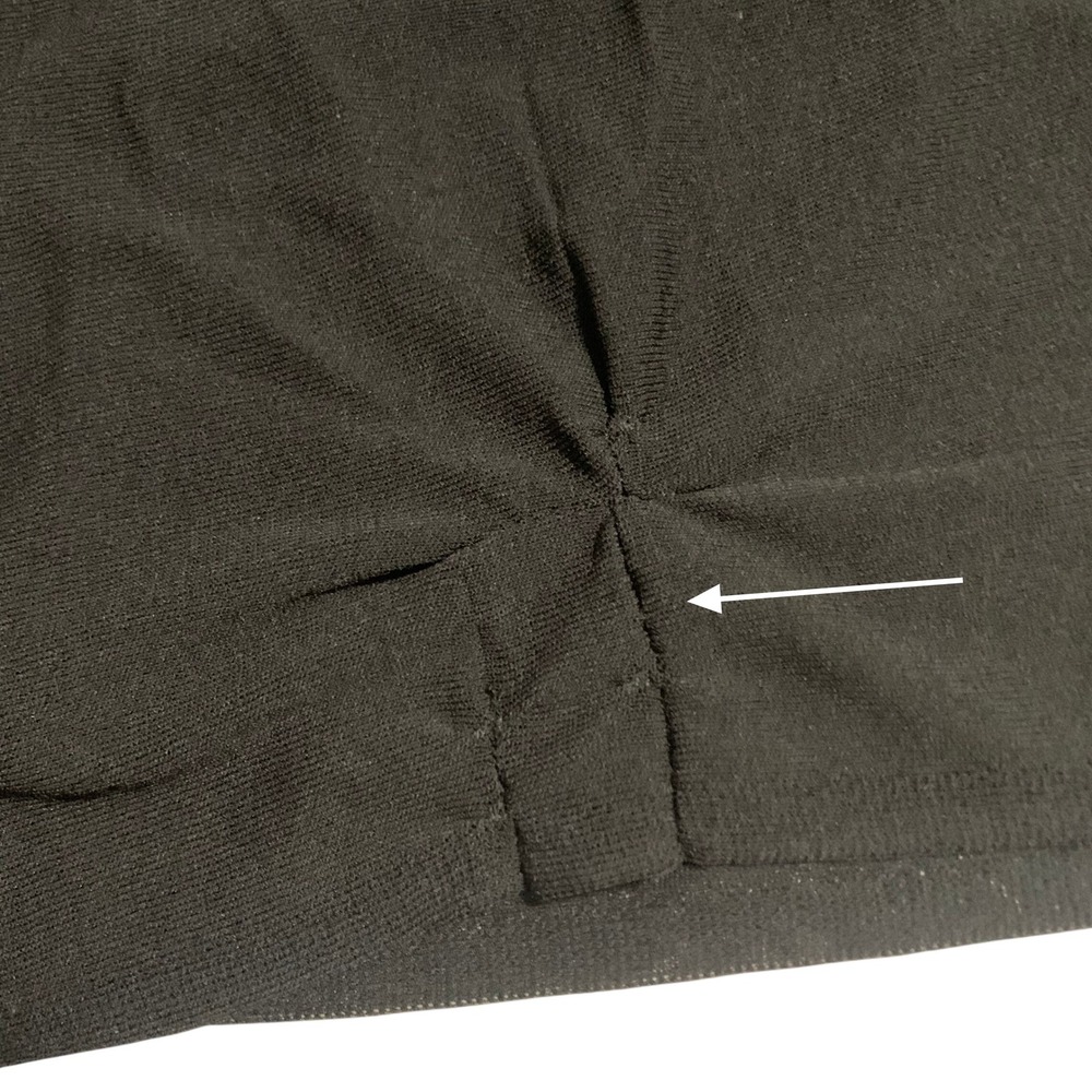 Sandro Judith Black Peplum Maxi Dress Ribbed Knit Button Front Noir Size 40 NEW - Picture 8 of 9